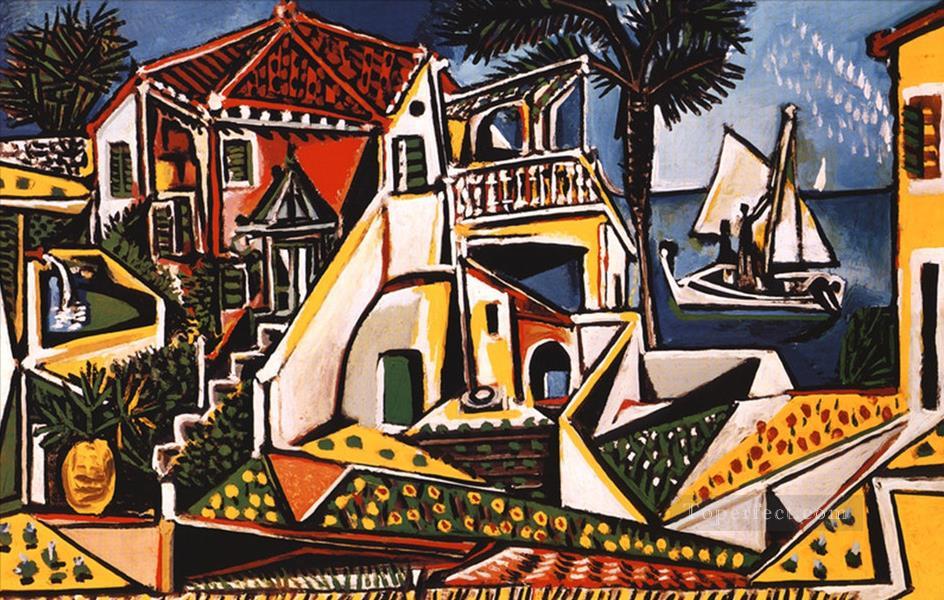 Picasso mediterranean landscape 2 Oil Paintings